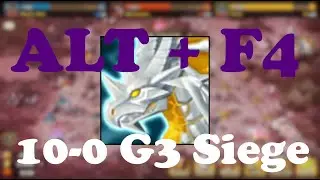 ЗЕРАТ УБИРАЕТ СЕБЯ! 10-0 G3 SIEGE против Meowssacre и N.U.E. с рунами и артефактами | Summoners War