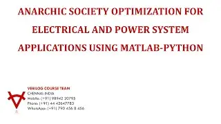 ANARCHIC SOCIETY OPTIMIZATION FOR ELECTRICAL AND POWER SYSTEM APPLICATIONS USING MATLAB-PYTHON