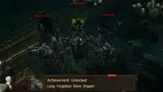 Long Forgotten bone dragon Achievement  -Drakensang online Dragonknight @perwanxx