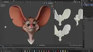 Blender Face Sculpt Blockout | Digital Sculpt