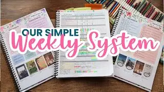 How I Plan Our Homeschool Once (and Reuse It Every Week) | Simple Weekly System