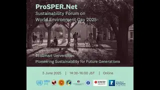 ProSPER.Net Sustainability Forum on World Environment Day 2025