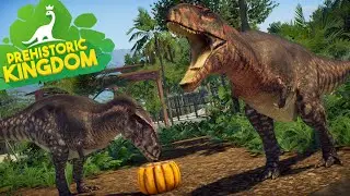 CARCHARODONTOSAURUS WATERING HOLE!!! | Prehistoric Kingdom Speed Build