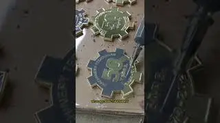 How to make color on enamel pins by hand? #enamelpins #metal #enamel