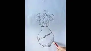 Drawing pot with arts step by step #beautifularts #arts