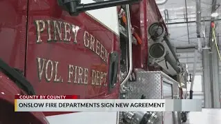 Multiple Onslow volunteer fire departments sign debated fire service agreement