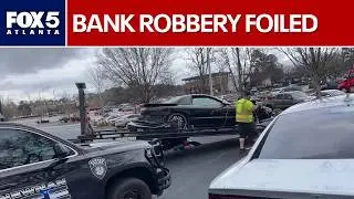 Bank robbery suspect caught after high-speed crash | FOX 5 News