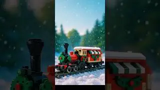 LEGO Holiday Train MOC Speed Build 🎄🚂 #LEGO #LEGOMOC #HolidayTrain