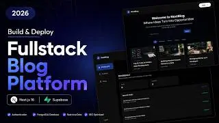 Build & Deploy a Production-Ready Fullstack Blog Platform | Next.js 16 & Supabase