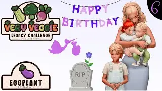 TRIPLETS, A DEATH, AND BIRTHDAYS?! 😭│Very Veggie Legacy Challenge🍆│Gen 2 Ep.6