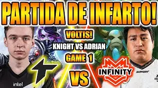 THUNDER AWAKEN VS INFINITY [BO3] - GAME 1 - KNIGHT VS ADRIAN - DPC SA 2023 Tour 2: Division I