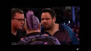 Peter Wright  and Adrian Lewis Fight