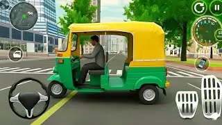 Indian Auto Rickshaw🛺 Driving Game | City Traffic Auto Simulator Gameplay | Indian Theft Auto