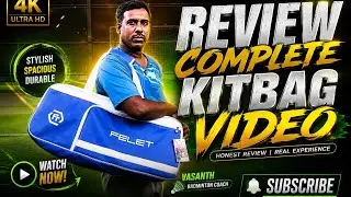 Racquet bag Felet Trenzy Pro V2 Blue review #vasanthbadmintoncoach #felete #kbksportsarena 