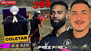 🔴 LIVE ON ALE10 FF - JOGANDO A RANK DO MARTELO COM O @Gurasofc - FREEE FIRE AO VIVO