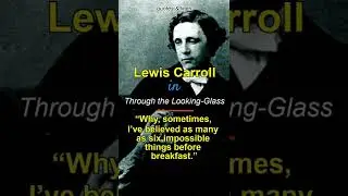 Iconic Book Quotes | Lewis Carroll | Through the Looking Glass #SHORTS