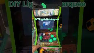 TMNT: DIY Light-Up Marquee (A1UP) 🐢🕹️ Etsy Store: Mancave Essential #tmnt #arcade #diy