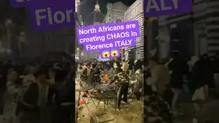 Italians Leaving the Florence 😱😱 #italy #immigration