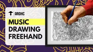 SURREAL FINE ART DRAWING by AROHC (ambient music version)