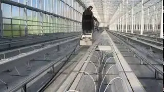 Het reinigen van teeltgoten