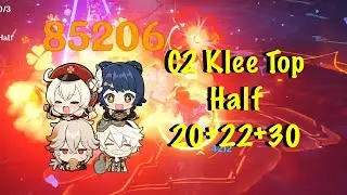 4.5 Cost C2 Klee 72s 4.1 Top Half Continuous Speedrun | Genshin Impact
