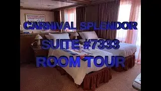 Экскурсия по каюте Ocean Suite #7333 на круизном лайнере Carnival Splendor Cruise! Идеи для более организованной каюты!