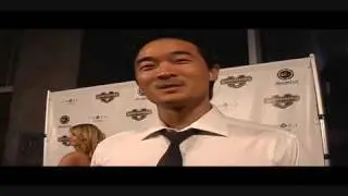 TINA GREY FROM RED CARPET DRIVE INTERVIEWS ARNOLD CHUN