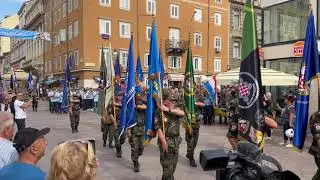 Mimohod branitelja u Rijeci