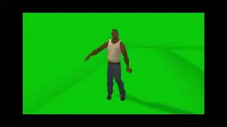 CJ dancing  (green screen effects)