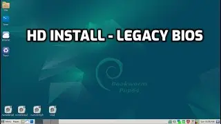 HD install of BookwormPup64 in legacy bios