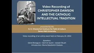 C. Dawson & the Catholic Intellectual Tradition