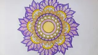 |mandala coloring book| Fun colors |Good music|
