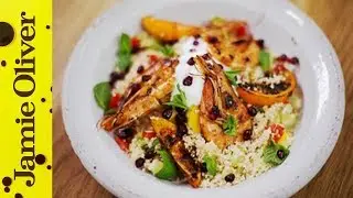 Moroccan Prawns with Fluffy Couscous | DJ BBQ | Real Time Recipe