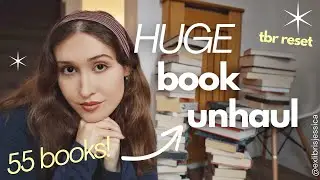 TBR RESET📚 Unhauling 50+ books that I know I'll never read