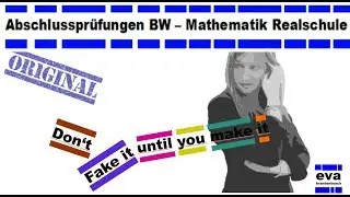 Abschlussprüfungen Baden-Württemberg 2017 W3a  - Realschule Mathematik