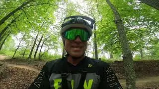 Mountain biking the Upper Hixon Trails in LaCrosse