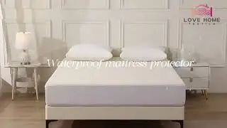 Air Layer Jacquard Fabric Laminated TPU Waterproof Mattress Protector