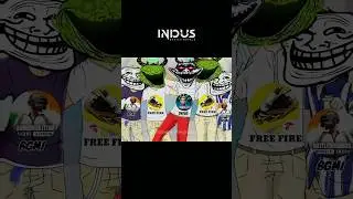 Indus battle royale vs free fire bgmi || indus vs bgmi || indus vs free fire.. #indusgame #shorts