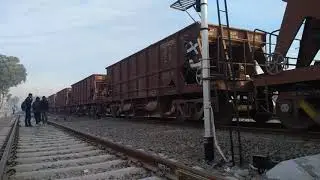 40 Coaches First Goods (BILAS) Train in SIKAR junction on platform number 2.