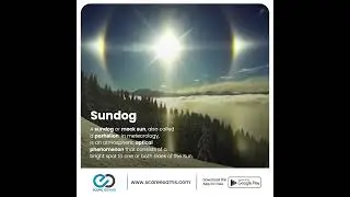 How rare is a sun dog? #sungdog #gk #naturalphenomenon #shorts