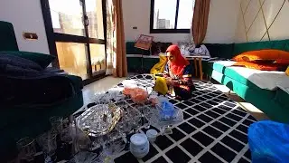 كان لازم شويه ترتيب وتنظيم قبل رمضان 🌜علشان اعرف اكمل تنظيفات رمضان روتين تحفيزي جدا 🌿