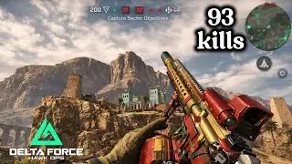 I Dropped 93 Kills on Fault Map 😳 | Delta Force Mobile Uncut Gameplay