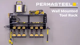 6 Bay Heavy Duty Power Tool Organizer by Permasteel
