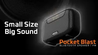 Pocket Blast Bluetooth Speaker with FM Radio | Best Portable Bluetooth Speaker