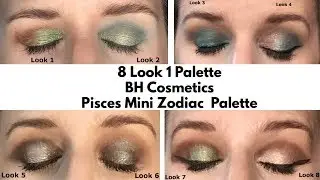 ~8 looks 1 Palette~ Bh Cosmetics Pisces Mini Zodiac Palette!