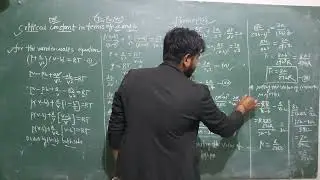 Critical constant in terms of (a,b) Tc,Pc,Vc