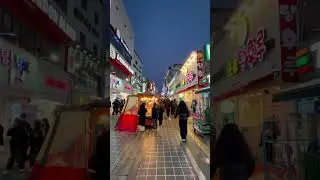 Just a walk down a drunken street Korea 4K #korea4k