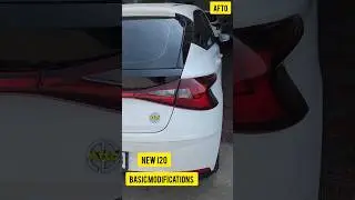 New i20 Magna Modification #afto #carmodification #aftocoimbatore #seatcover #sunfilm #hyundai #i20