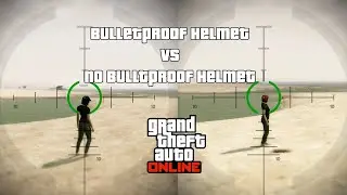 Bulletproof Helmet vs NO Helmet GTA 5 Online