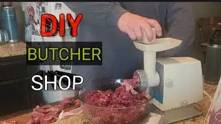 Подготовка оленины к измельчению 🍔